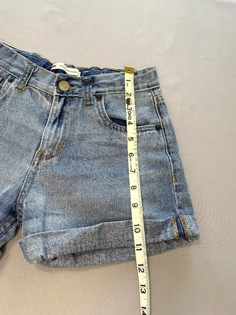 Brand New Dickies Girls Top Size S and Pre-Loved Girls Levi's Jean Shorts Sz 14